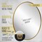 HBCY Creations Wall Mirror for Entryways, Washrooms, Living Rooms and More